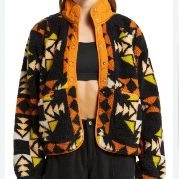 Free People Sherpa Jacket S - Picture 2 of 3